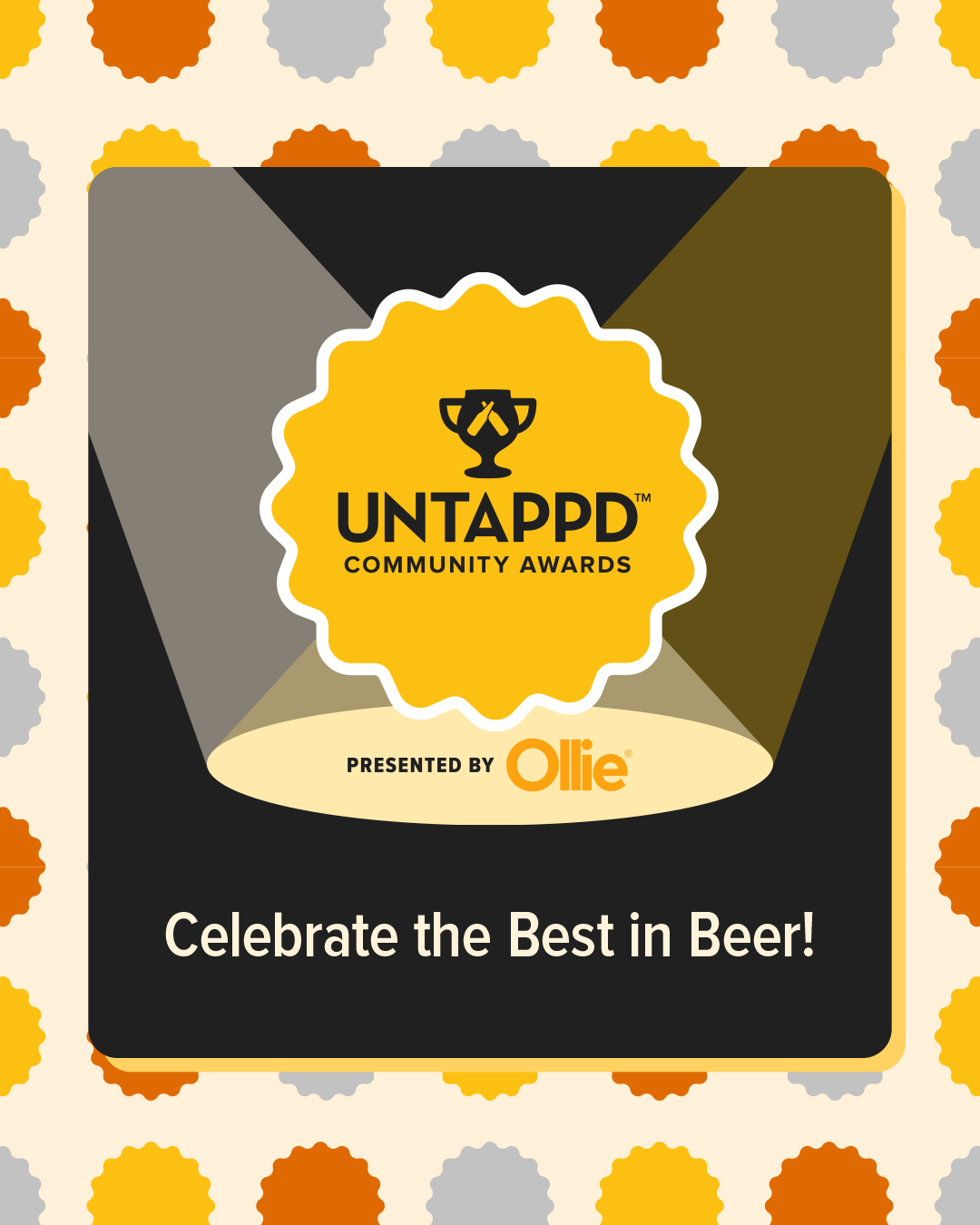 Social media image asset for the Untappd Community Awards