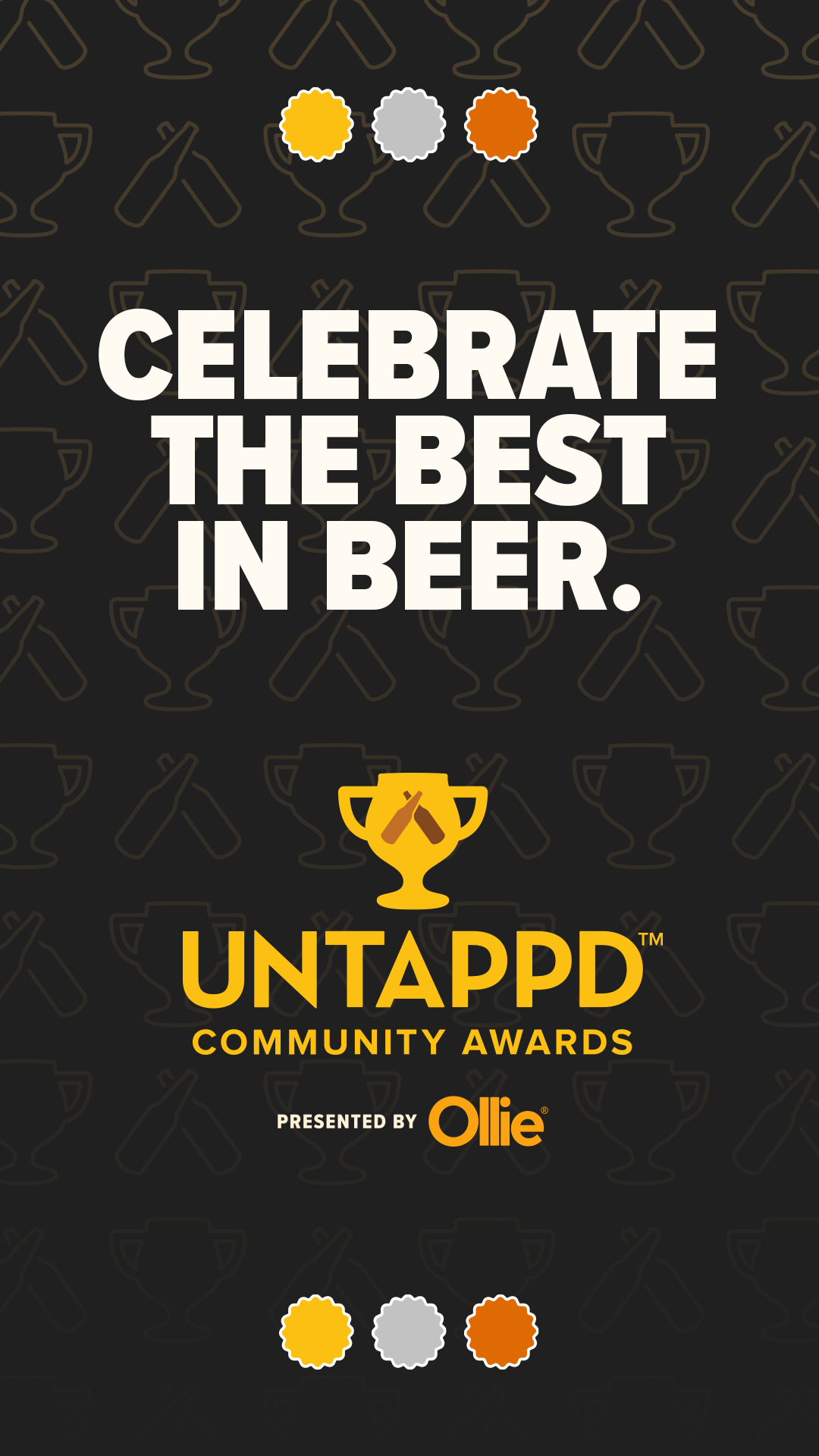 Social media image asset for the Untappd Community Awards