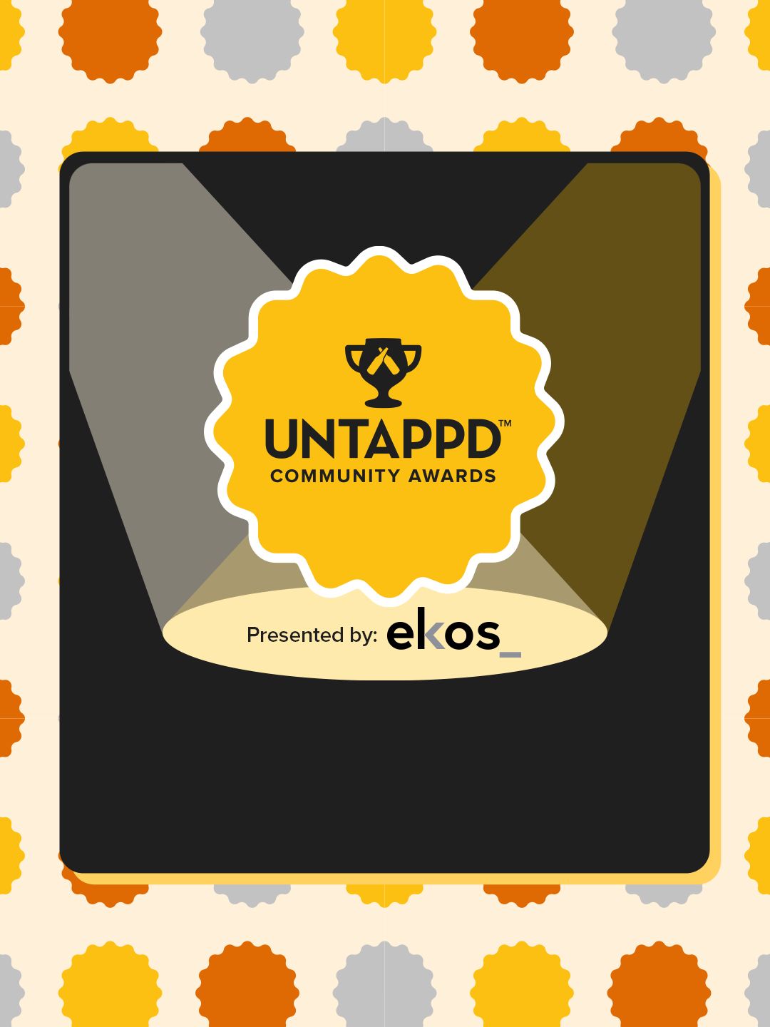 Untappd Community Award shareable asset