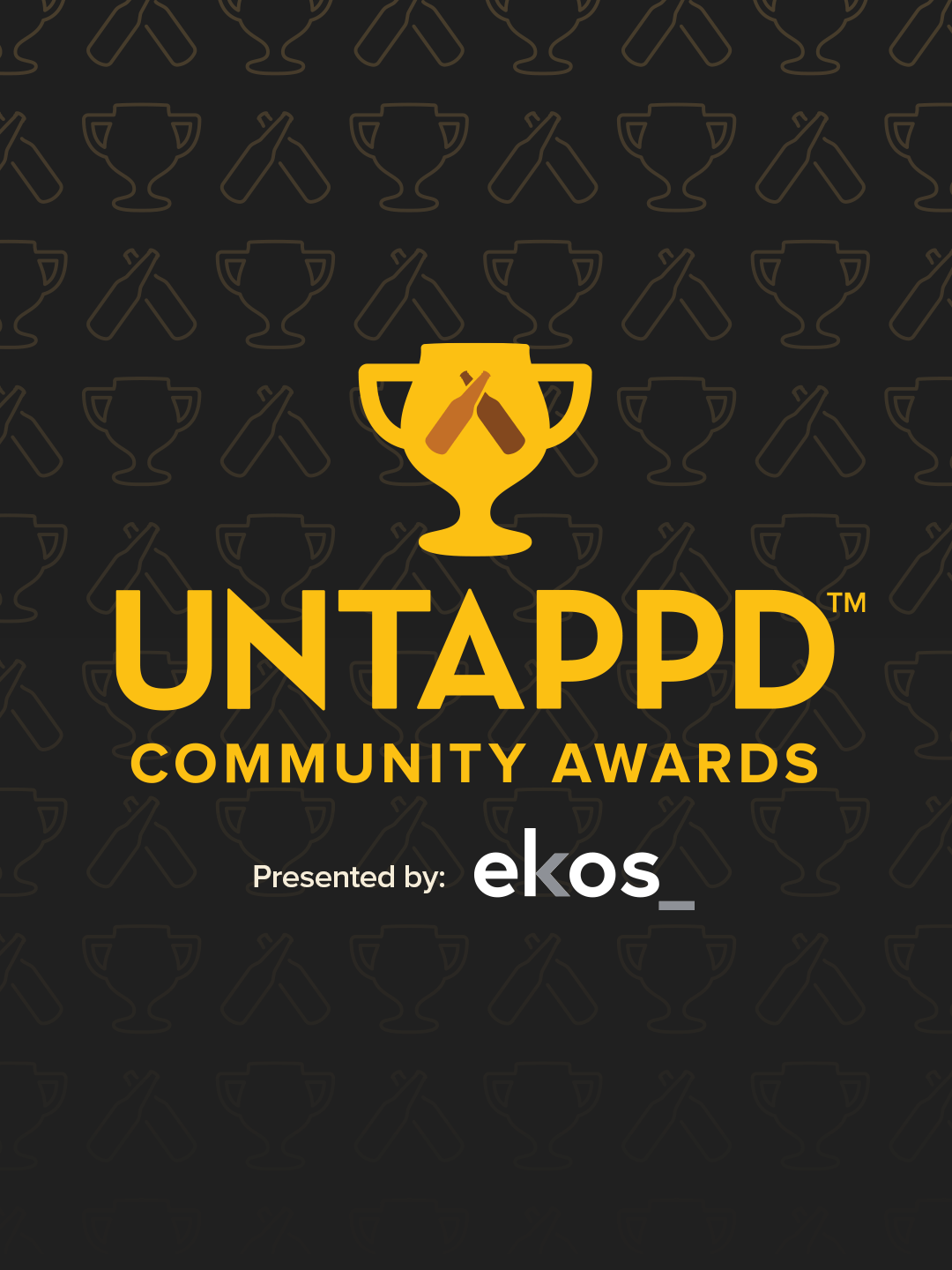 Untappd Community Award shareable asset